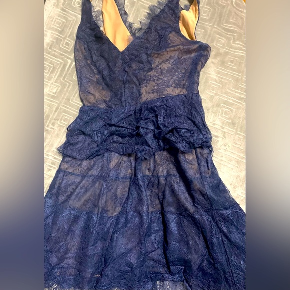 BCBG blue lace dress. New with tags. - Picture 1 of 4